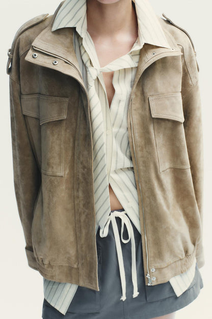 LUMARYA ⎸ Meline Suede Jacket