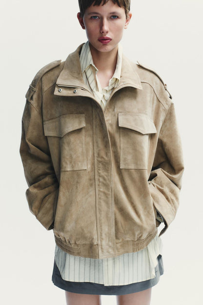 LUMARYA ⎸ Meline Suede Jacket