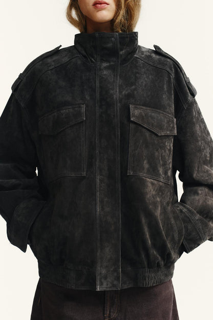 LUMARYA ⎸ Meline Suede Jacket
