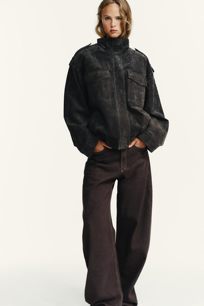 LUMARYA ⎸ Meline Suede Jacket