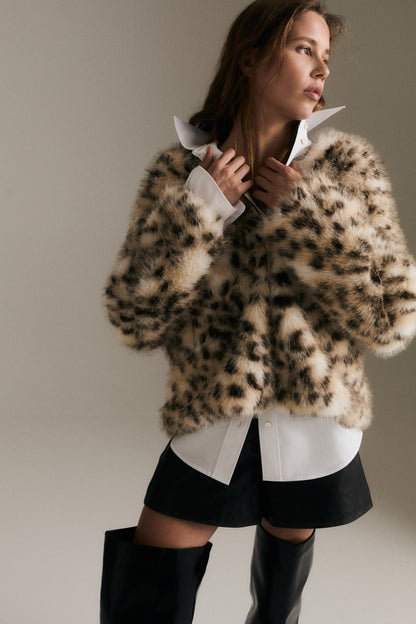 LUMARYA - Manteau en Fourrure