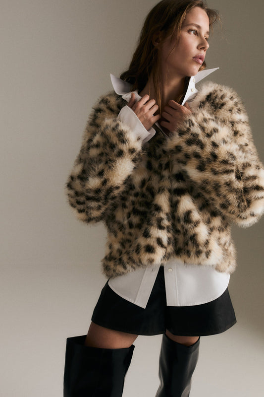 LUMARYA - Manteau en Fourrure