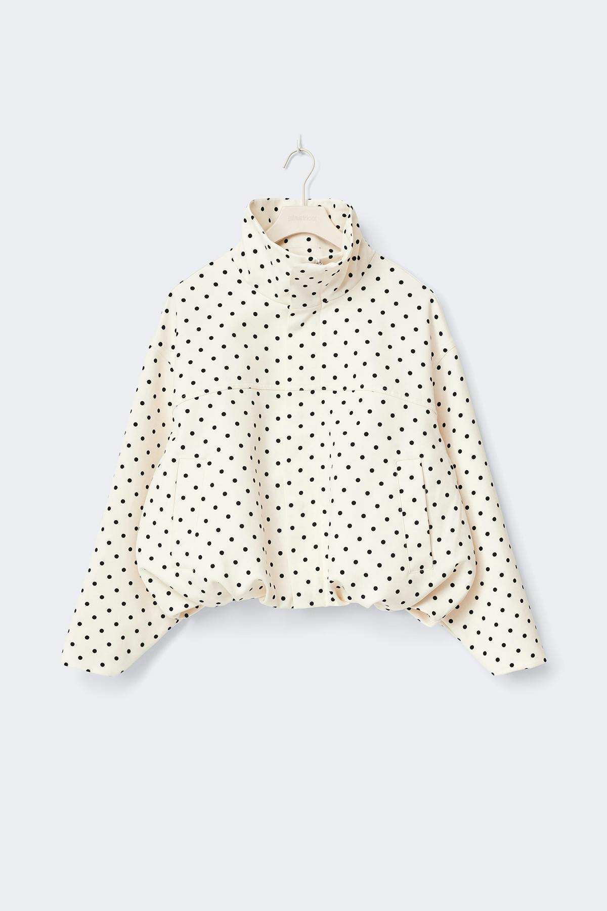 LUMARYA - Chaqueta de cuello alto con lunares