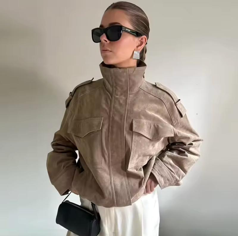 LUMARYA ⎸ Meline Suede Jacket