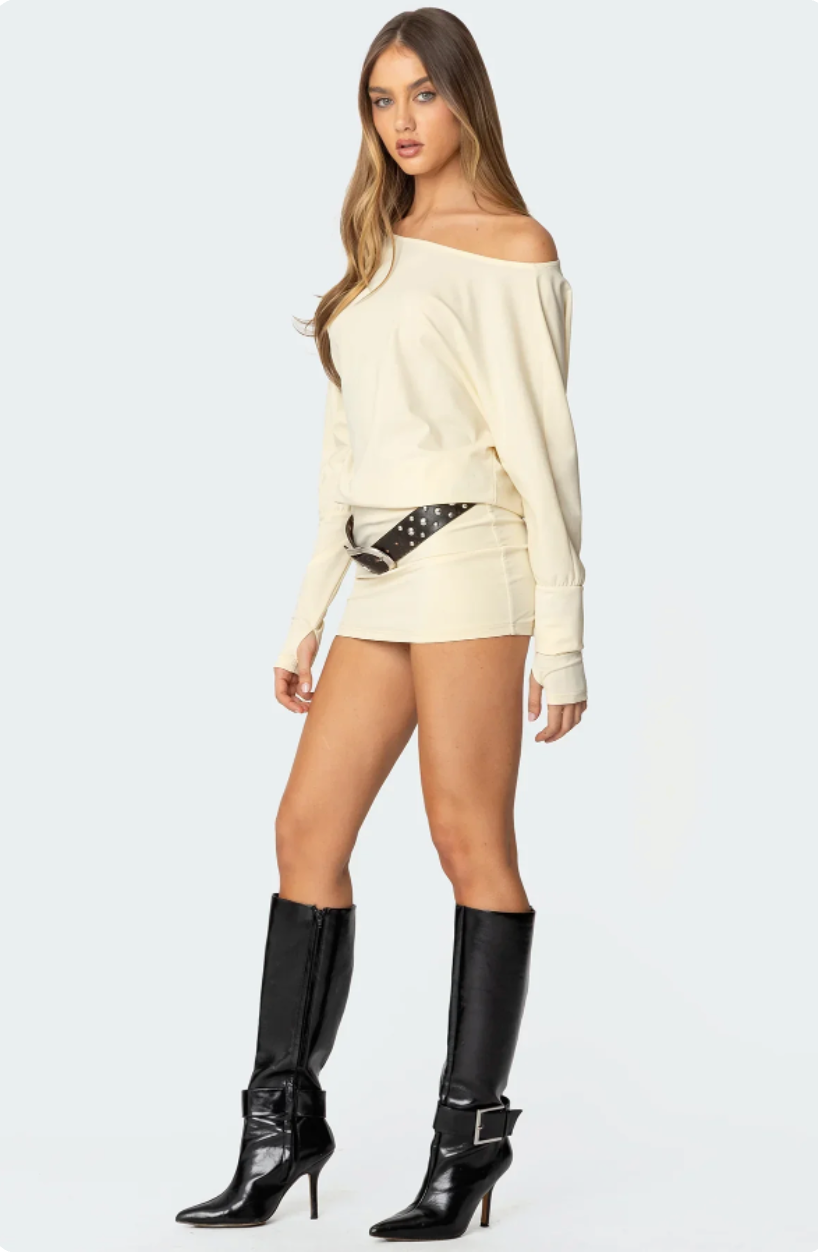 LUMARYA ⎹ Open Back Mini Dress