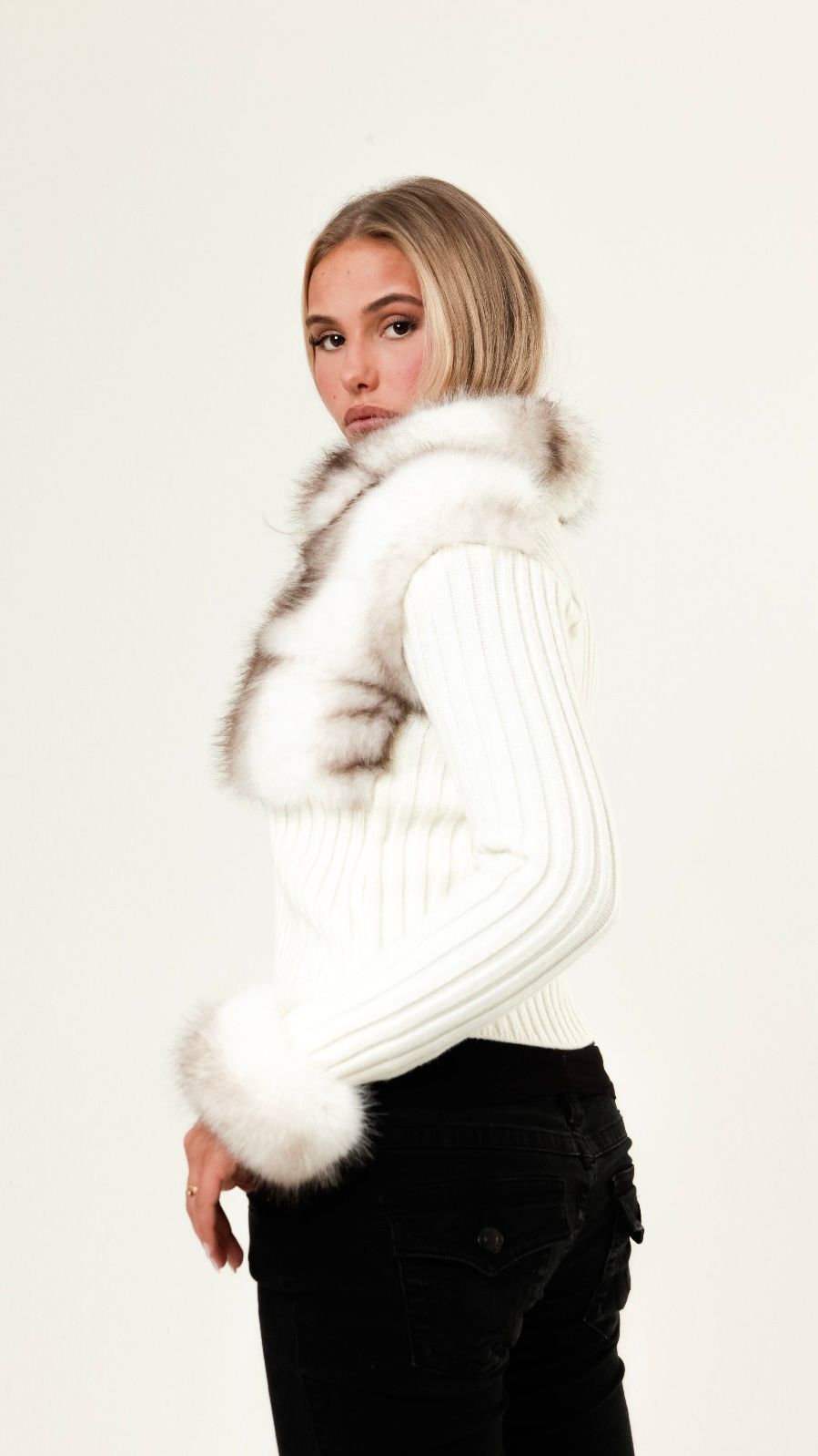 LUMARYA - Gillet Fourrure